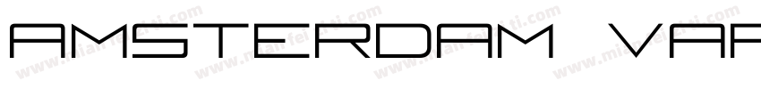 Amsterdam Variatio_3字体转换
